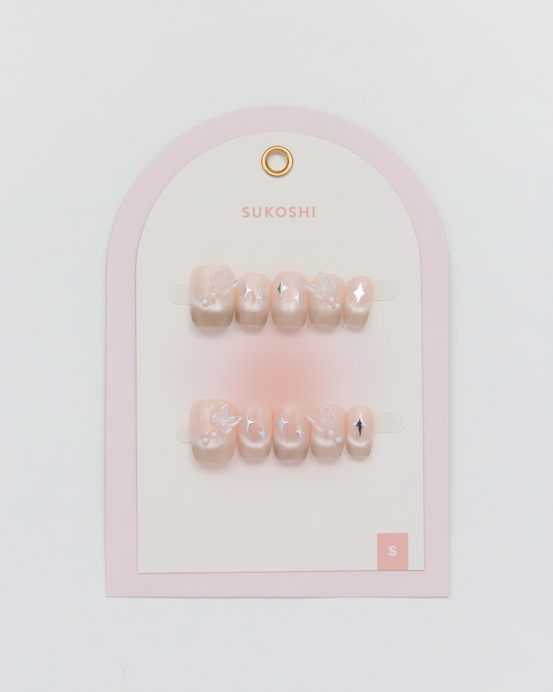 SUKOSHI Handmade Press-On Nails Bubble Pop
