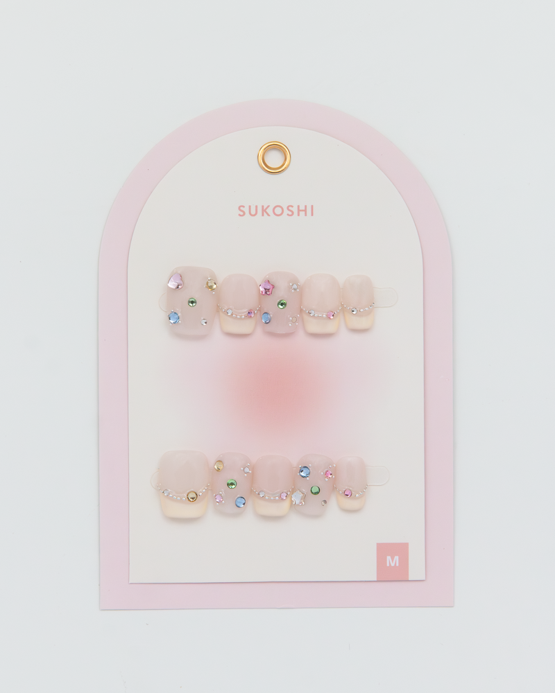 SUKOSHI Handmade Press-On Nails Gummy Bear
