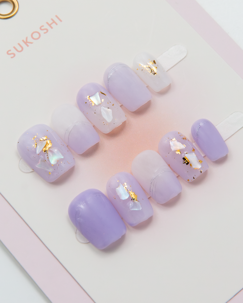 SUKOSHI Handmade Press-On Nails Lavender Haze
