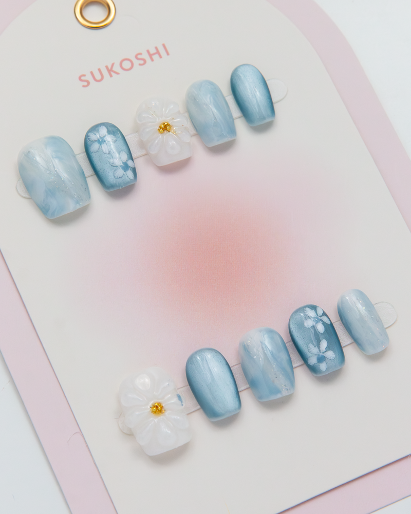 SUKOSHI Handmade Press-On Nails Summer Fling