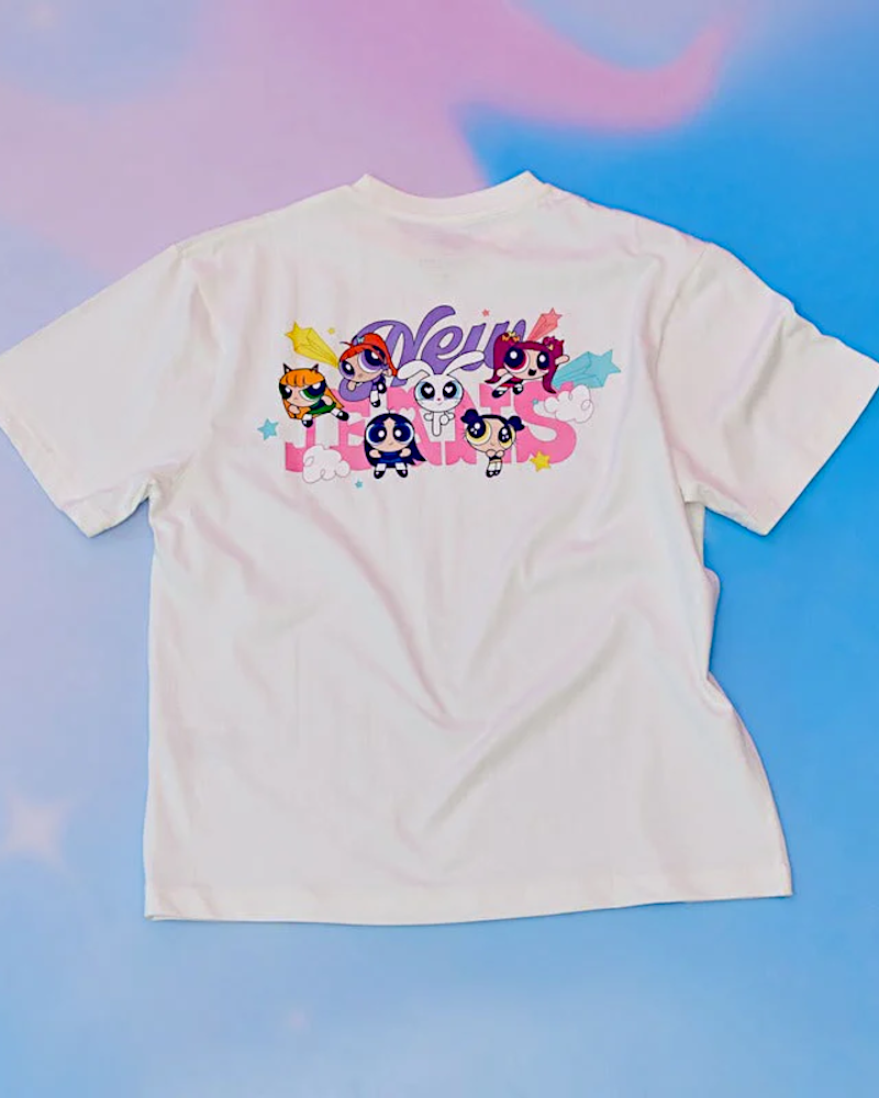THE POWERPUFF GIRLS X NJ SHORT SLEEVE T-SHIRT (WHITE)