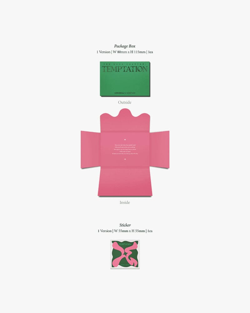 DEMAIN X ENSEMBLE (TXT) - Le Chapitre Nom : TEMPTATION (ALBUMS WEVERSE VER.)