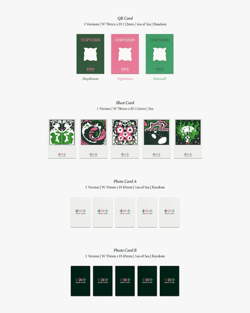 DEMAIN X ENSEMBLE (TXT) - Le Chapitre Nom : TEMPTATION (ALBUMS WEVERSE VER.)