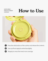 unleashia Satin Wear Healthy-Green Cushion CASE