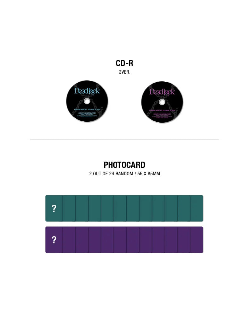 XDINARY HEROES - DEADLOCK (3E MINI ALBUM) (2 versions)