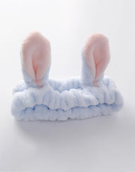 Soft Bunny Ear Headband in Baby Blue