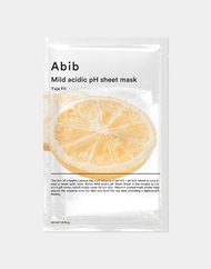 Masque en tissu au pH acide doux Abib #Yuja Fit