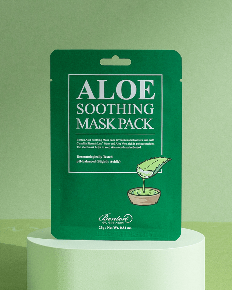 Pack de masques apaisants à l'aloe vera Benton