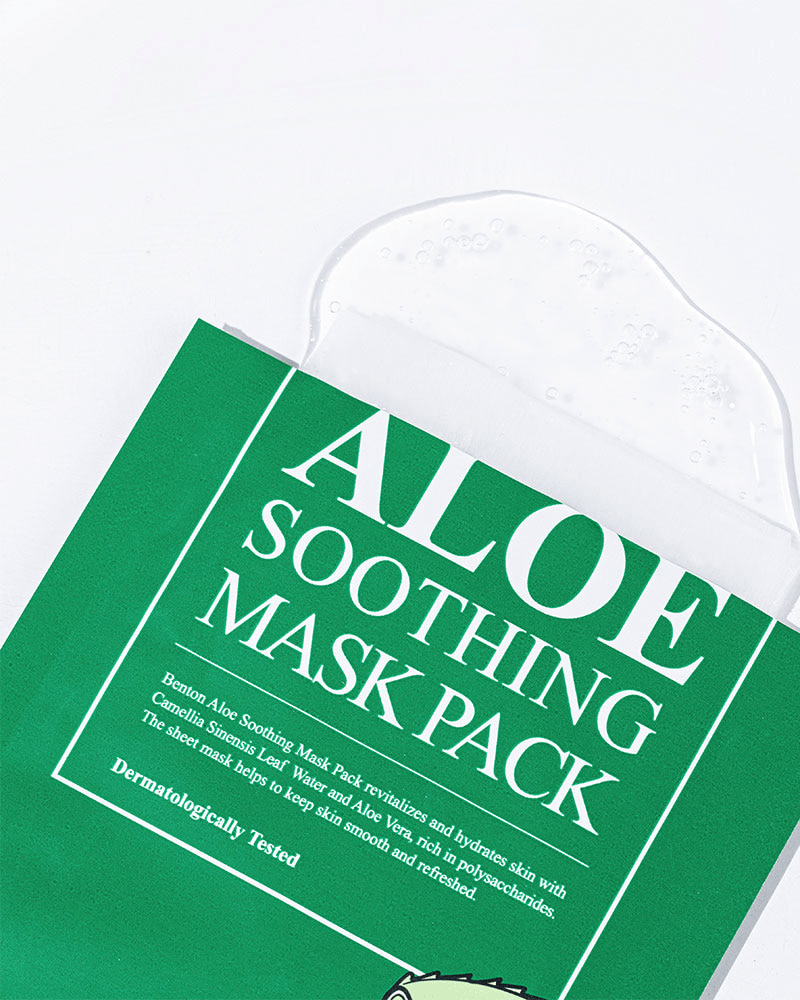 Pack de masques apaisants à l'aloe vera Benton