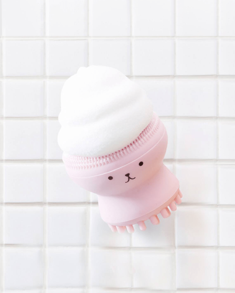 Brosse exfoliante en silicone en forme de méduse Etude My Beauty Tool