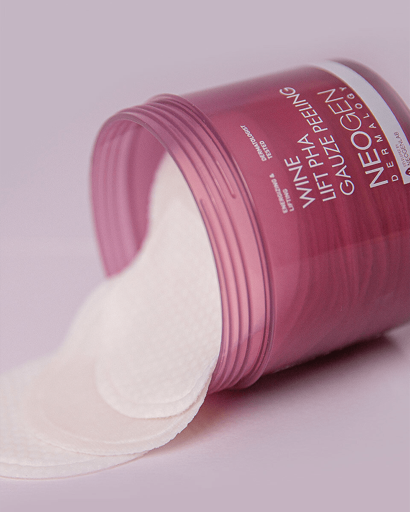 Compresses de gaze exfoliantes NEOGEN Wine Lift PHA