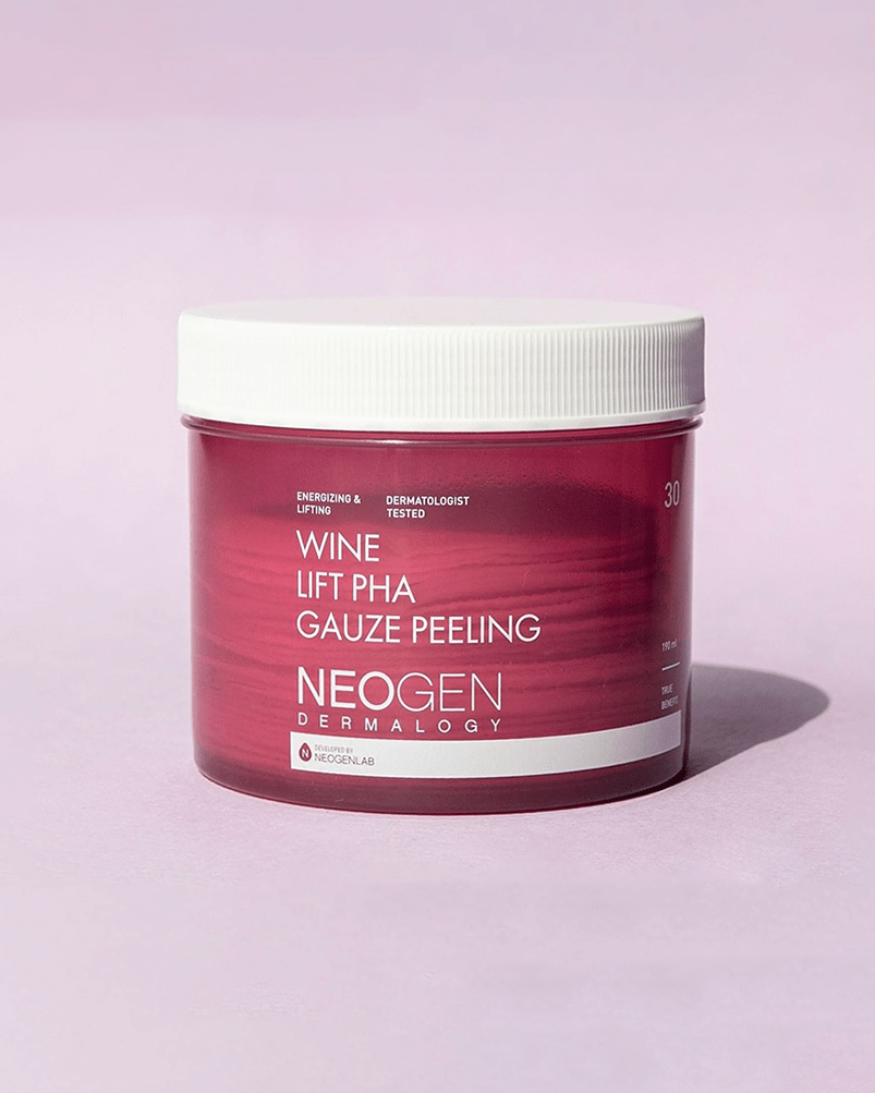 Compresses de gaze exfoliantes NEOGEN Wine Lift PHA