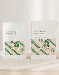 ROUND LAB Mugwort Calming Sheet Mask box and single sheet package