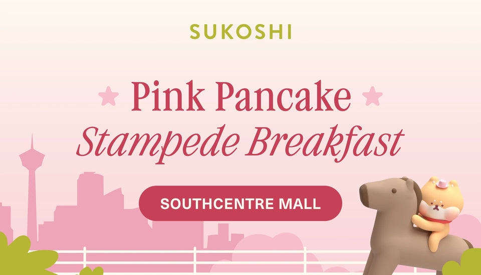 SUKOSHI Pop-Up at the Pink Pancake Stampede Breakfast in Calgary
