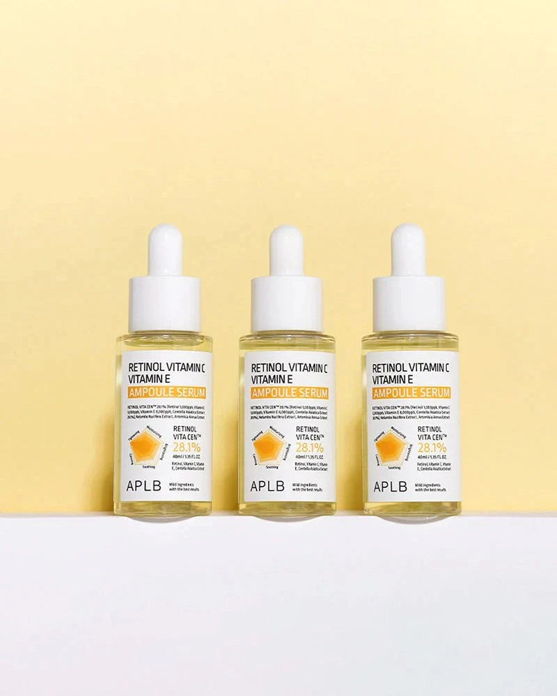 APLB Retinol Vitamin C Vitamin E Ampoule Serum