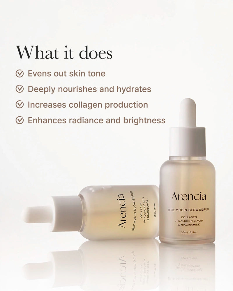 Arencia Rice Mucin Glow Serum