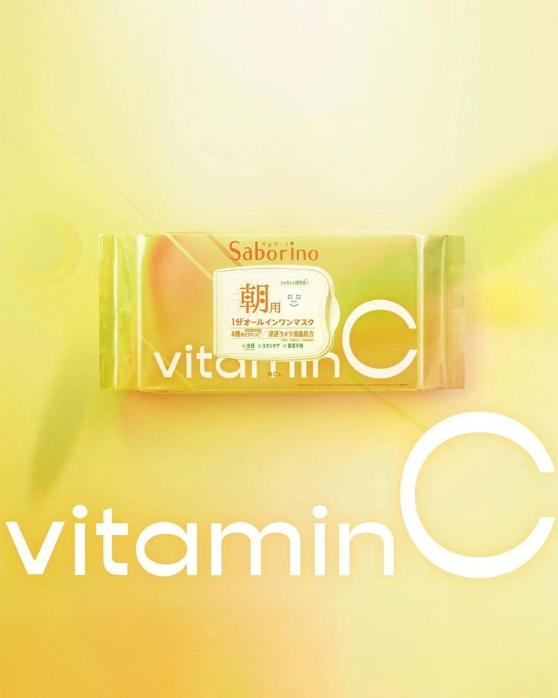 BCL Saborino Morning Facial Vitamin C Sheet Mask