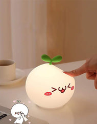 Budding Pop Night Light excited light with hand poking the light