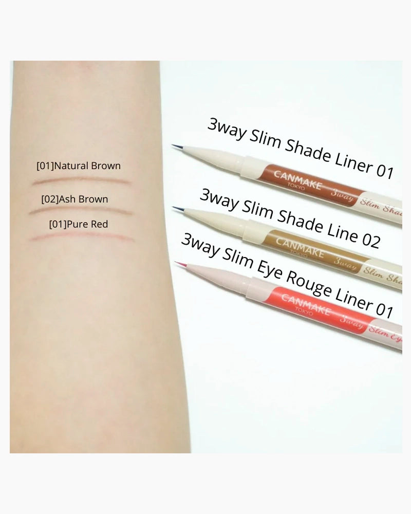 CANMAKE 3way Slim Shade Liner