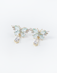 Boucles d'oreilles pendantes en cristal NYU NYU