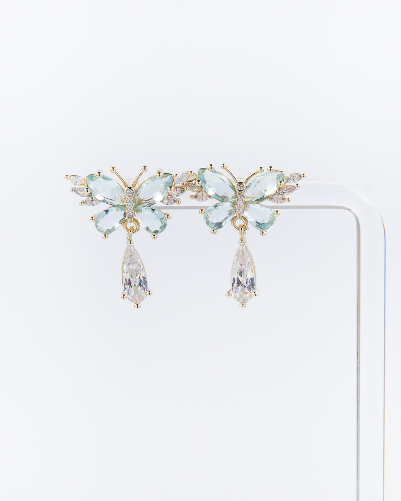 Boucles d'oreilles pendantes en cristal NYU NYU