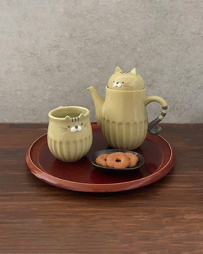 DECOLE Shinogi No Neko Tea Pot