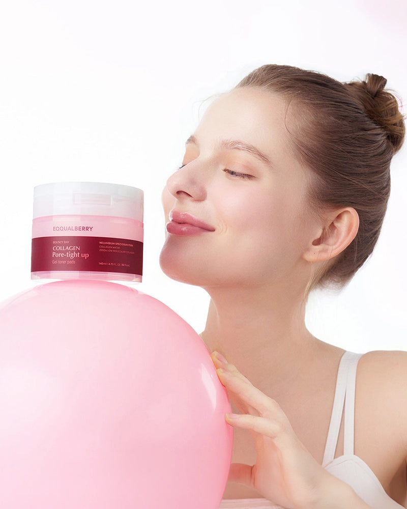EQQUALBERRY Collagen Pore Tight Up Gel Toner Pads