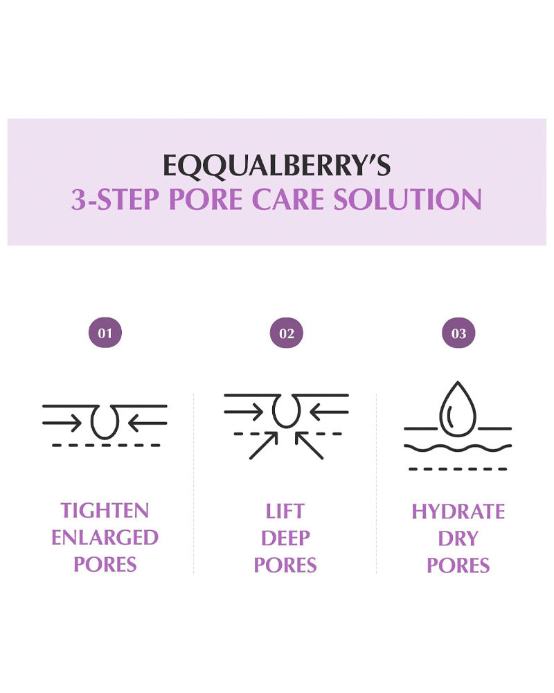 EQQUALBERRY Purple PDRN Pore Minimizing Serum