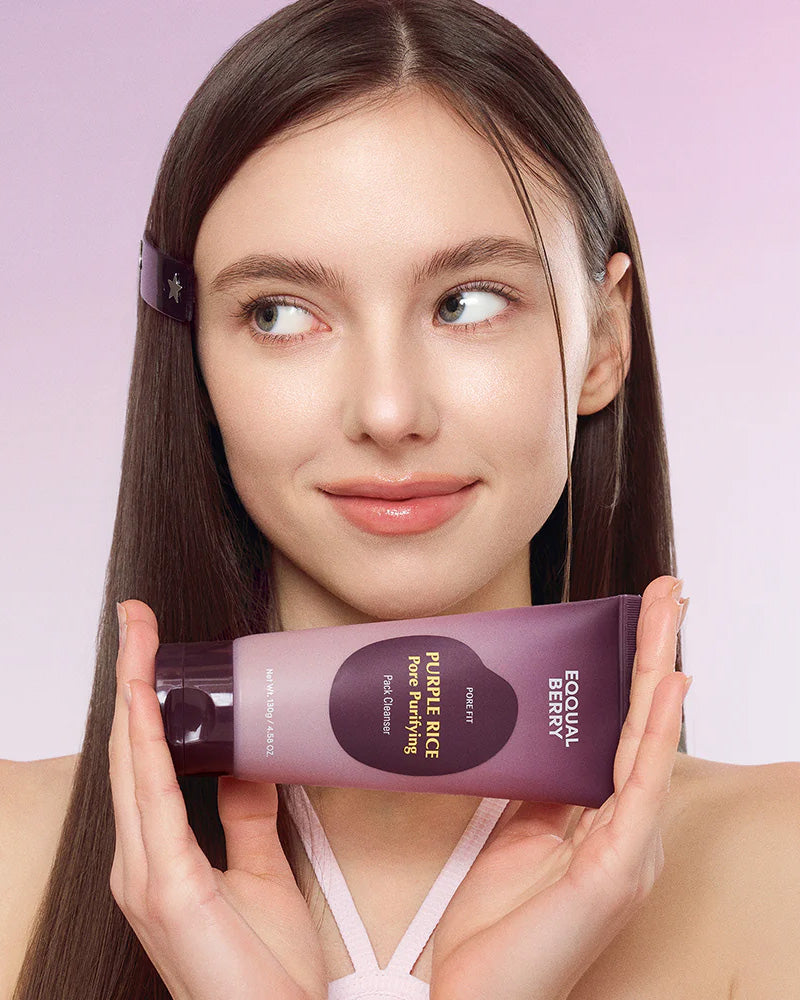 EQQUALBERRY Purple Rice Pore Purifying Pack Cleanser