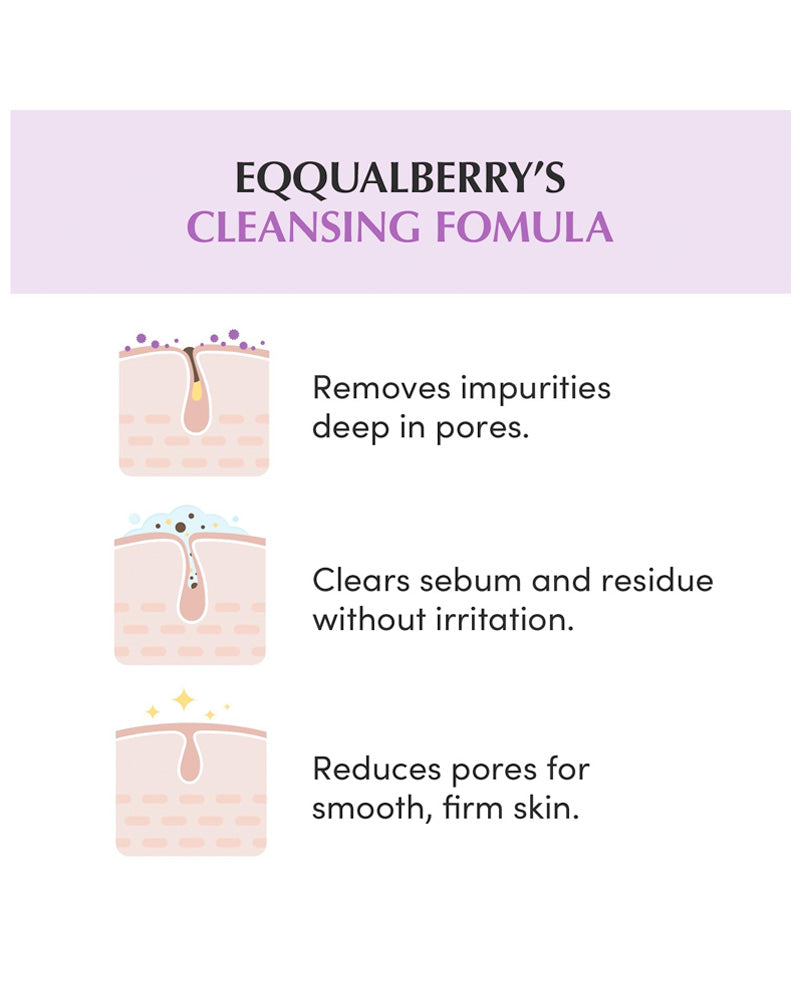 EQQUALBERRY Purple Rice Pore Purifying Pack Cleanser