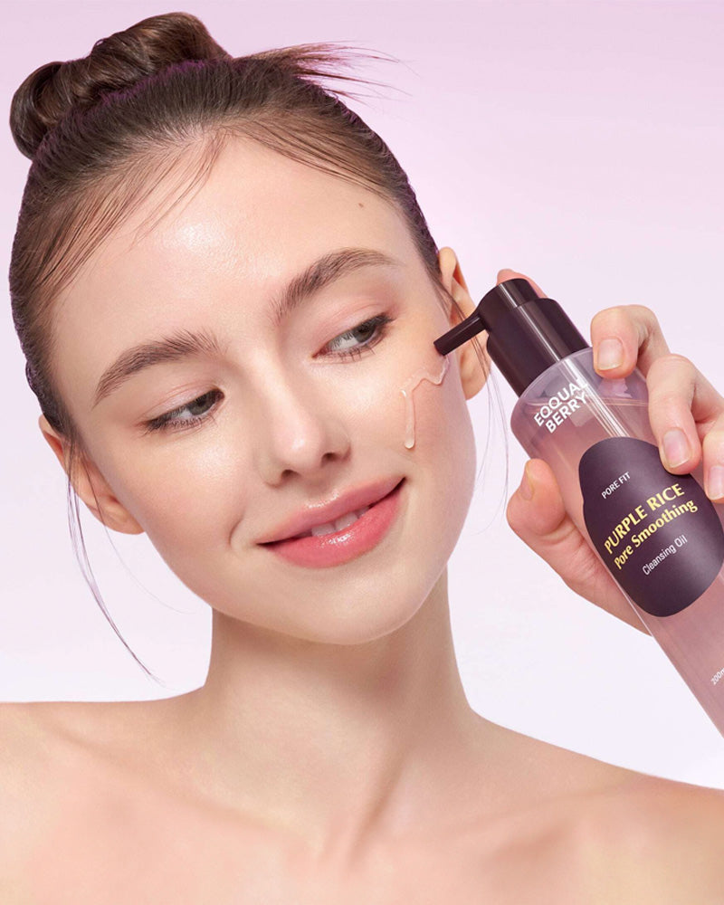 EQQUALBERRY Purple Rice Pore Soothing Cleansing Oil