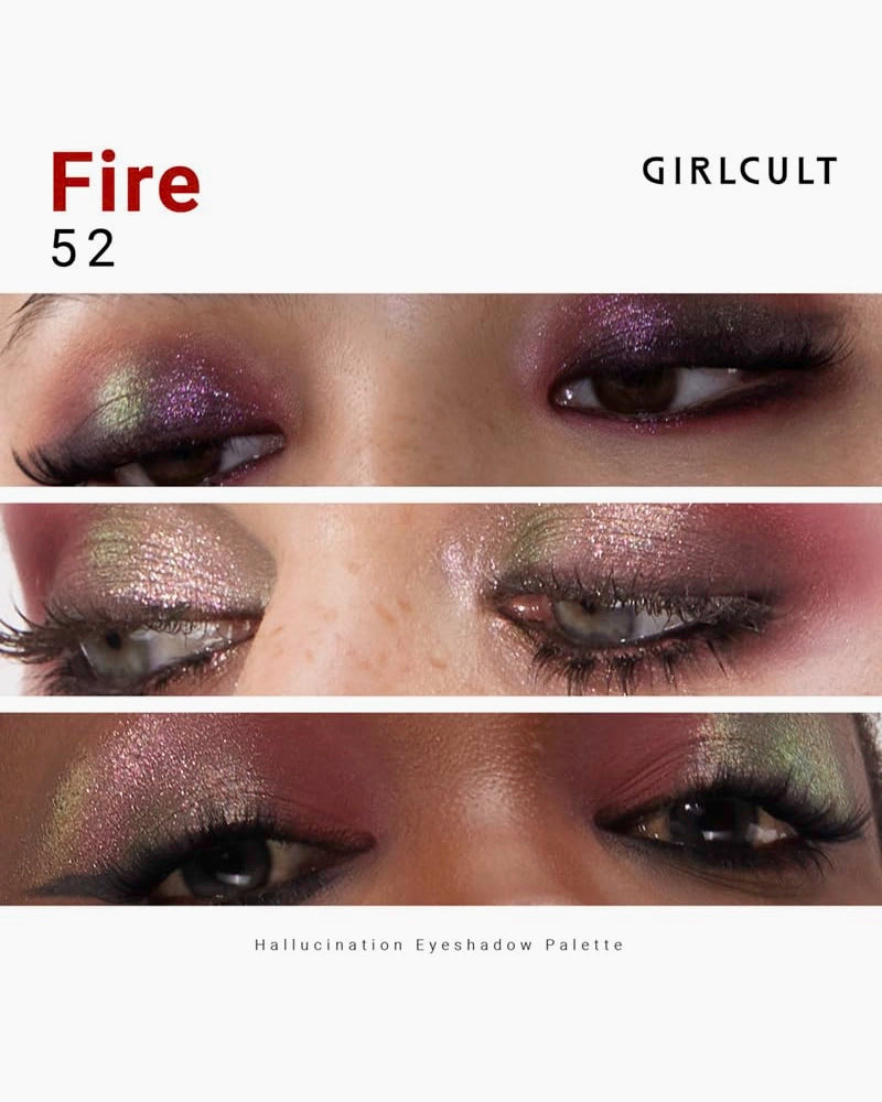 GIRLCULT Hallucination Eyeshadow Palette: The Four Great Inventions