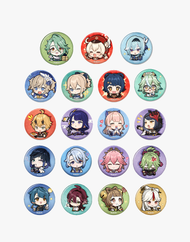 Badge d'émoticônes de personnages chibi Genshin Impact© Vol.2
