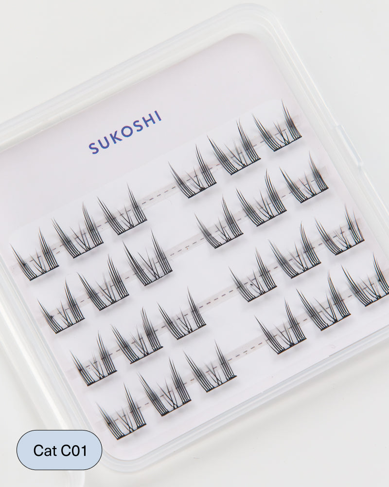 Cils sans colle SUKOSHI (bleu)