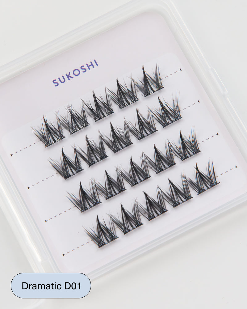 Cils sans colle SUKOSHI (bleu)