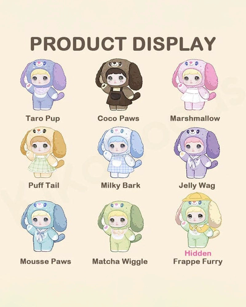 Hi TOY Nommi Puppy Diary Plush Doll Blind Box