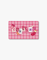 $150 SUKOSHI Holiday Online Gift Card