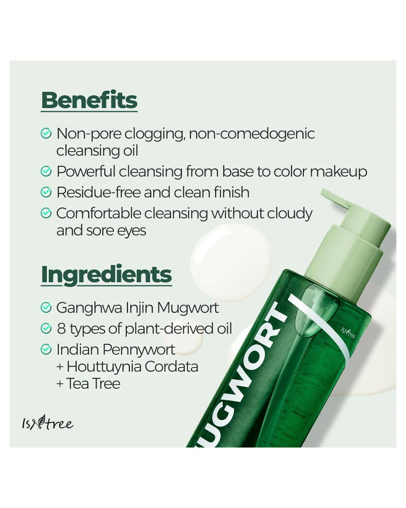 ISNTREE Mugwort Calming Deep Cleansing Oil