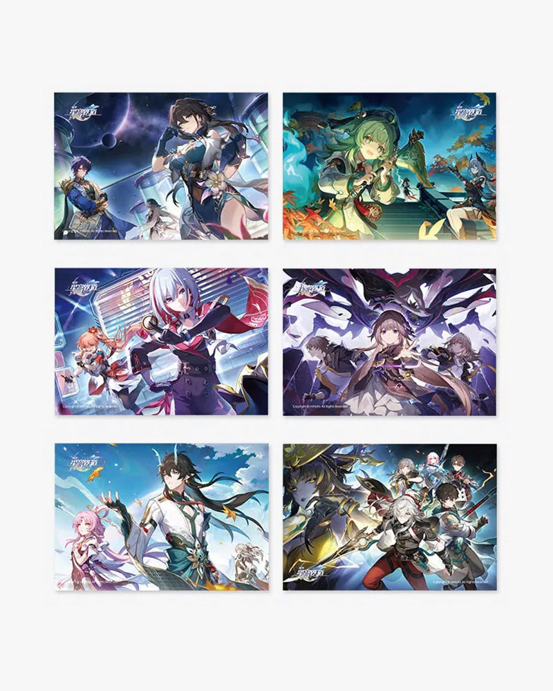 Honkai: Star Rail® Interstellar Journey Series Postcard Set
