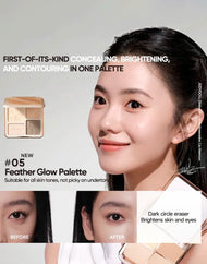 JUDYDOLL 2-In-1 Highlighter & Contour Palette