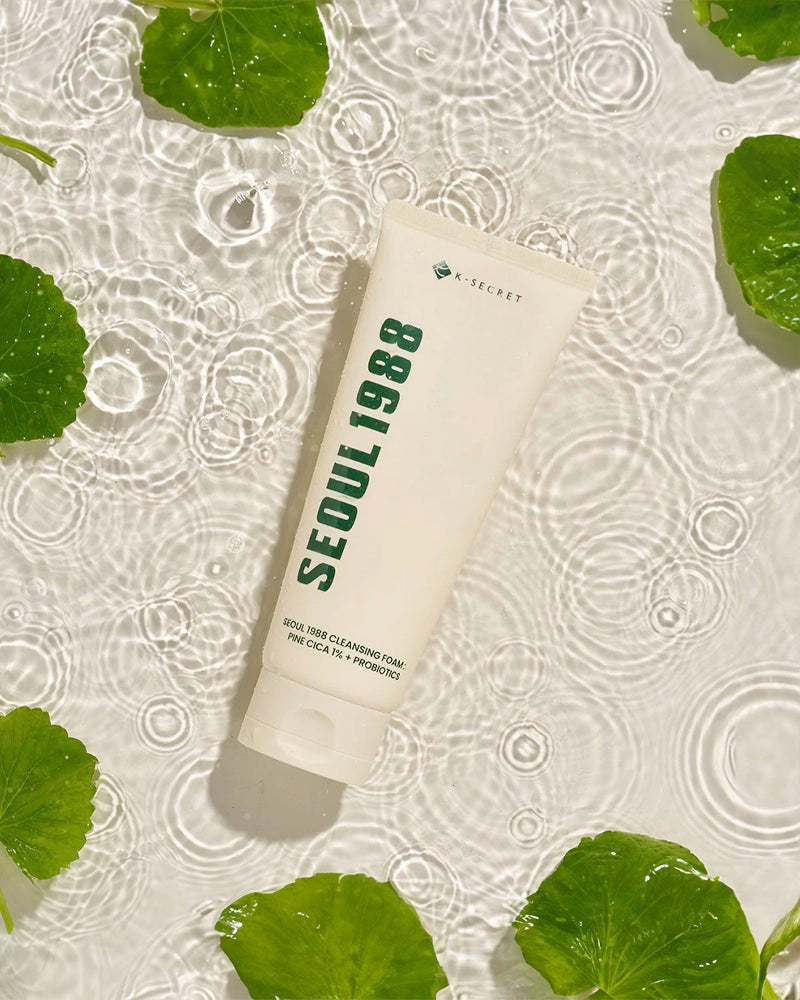 K-SECRET SEOUL 1988 Cleansing Foam Pine Cica 1% + Probiotics