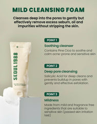 K-SECRET SEOUL 1988 Cleansing Foam Pine Cica 1% + Probiotics