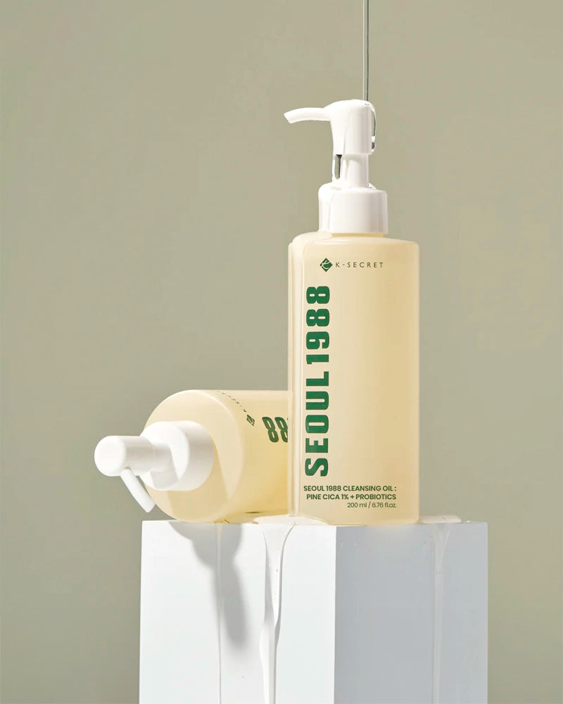 K-SECRET SEOUL 1988 Cleansing Oil: Pine Cica 1% + Probiotics