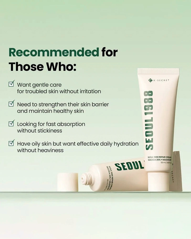 K-SECRET SEOUL 1988 Repair Cream: Niacin 20% + Mugwort