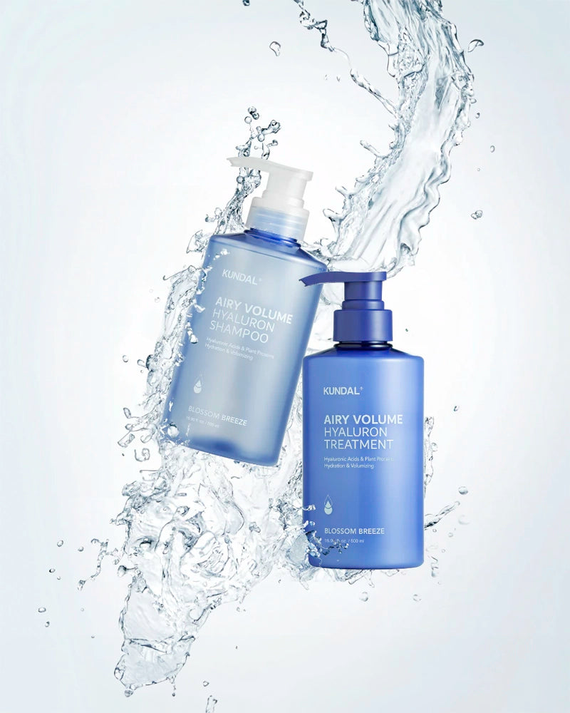 KUNDAL Airy Volume Hyaluron Hair Care Set #Blossom Breeze