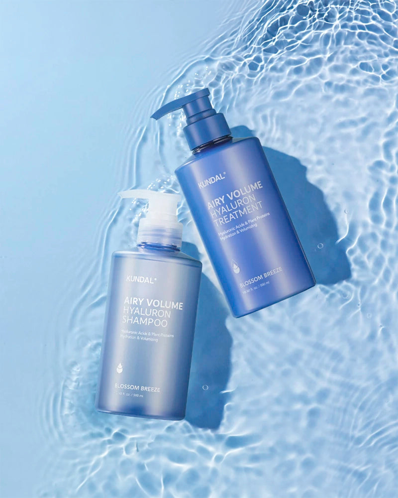 KUNDAL Airy Volume Hyaluron Hair Care Set #Blossom Breeze