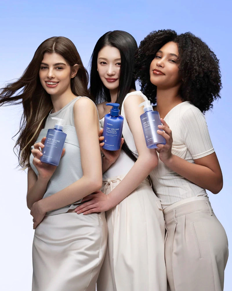 KUNDAL Airy Volume Hyaluron Hair Care Set #Blossom Breeze
