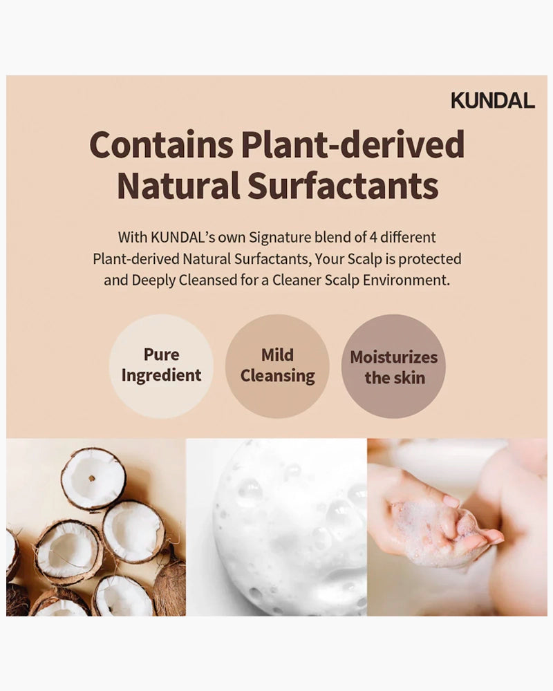 KUNDAL Honey & Macadamia Nature Shampoo #White Musk
