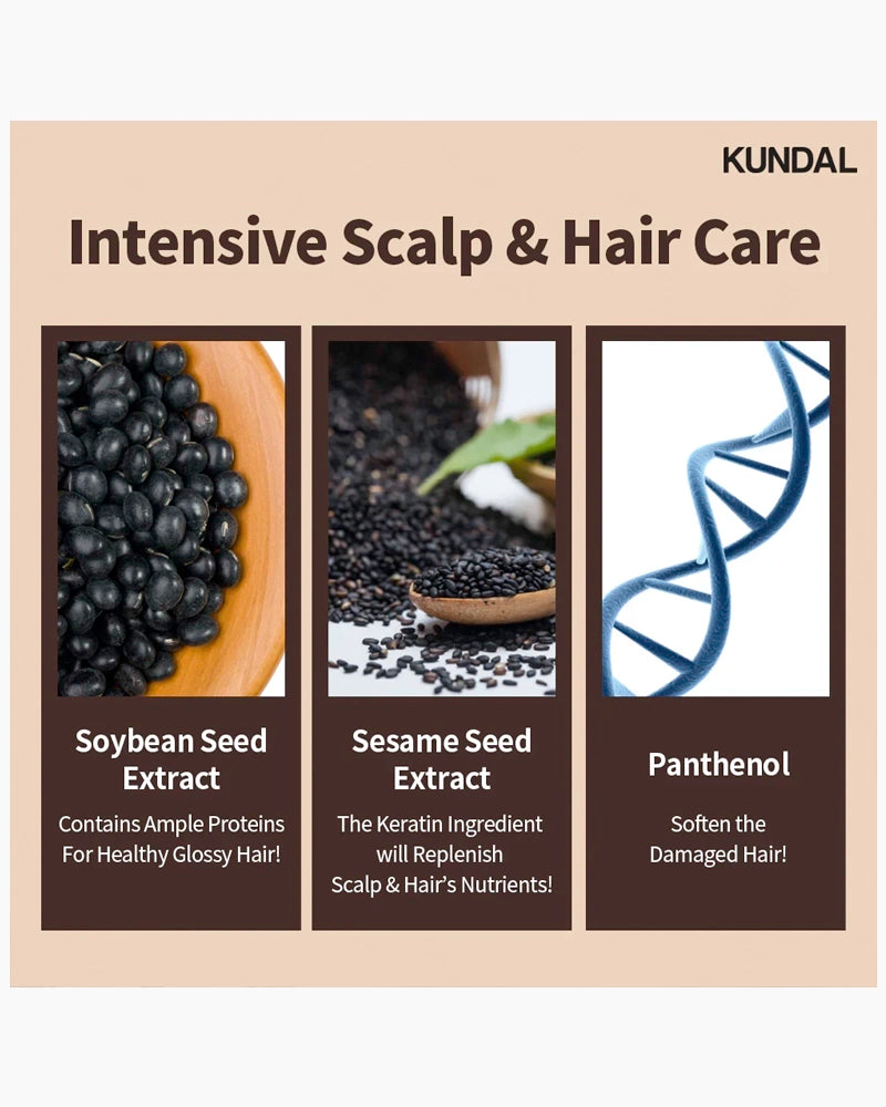 KUNDAL Honey & Macadamia Nature Shampoo #White Musk