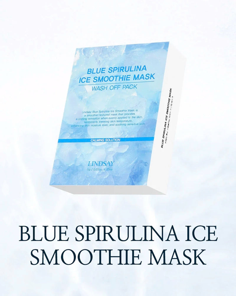 LINDSAY Blue Spirulina Ice Smoothie Mask Wash Off Pack